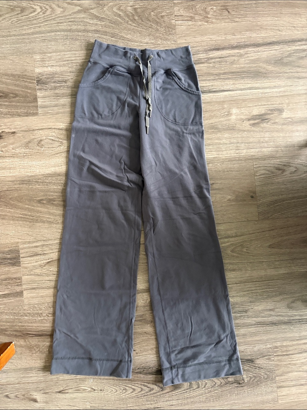 lululemon athletica Slate Gray Wide-Leg Drawstring Sweatpants